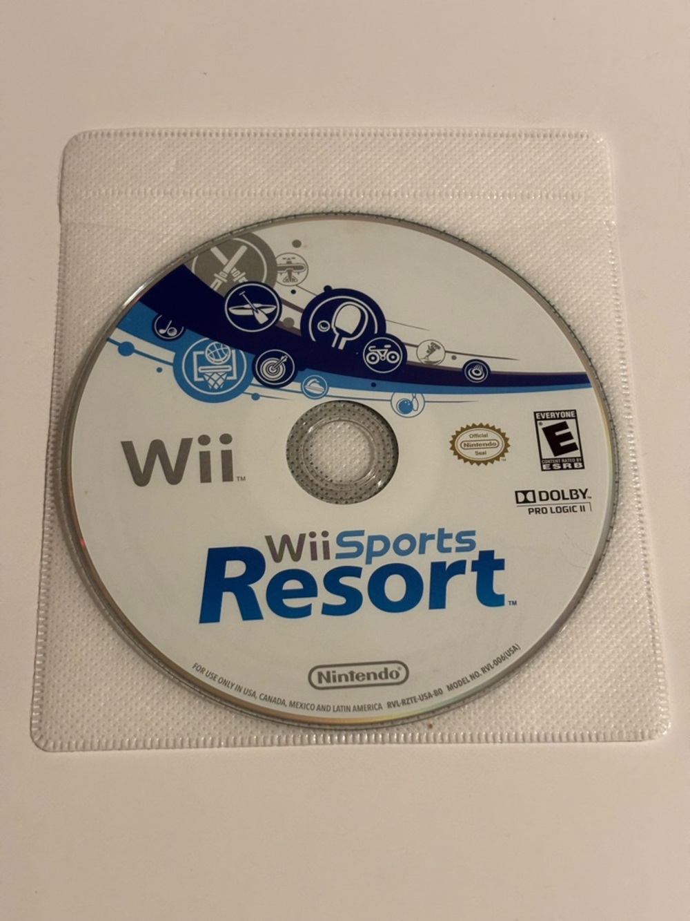 Wii Sports Resort -Disc Only